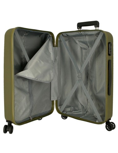 584936H TROLLEY ABS 75CM. 4R. ROLL ROAD FLEX CAQUI