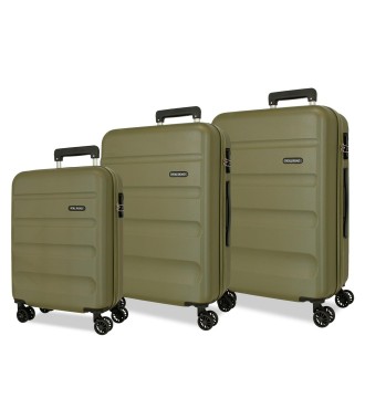 584946H SET/3 TROLLEY ABS 55-65-75CM. 4R. ROLL ROAD FLEX CAQ