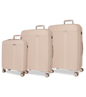 5388427 SET/3 TROLLEY PP 55-68-78CM. C/EXP. 4R. NEW TRENDY