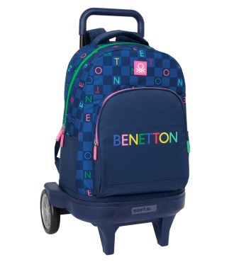MOCHILA GDE. C/RUEDAS COMPACT EVOL. EXT. BENETTON "DAMERO"