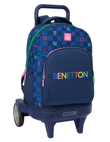 MOCHILA GDE. C/RUEDAS COMPACT EVOL. EXT. BENETTON "DAMERO"