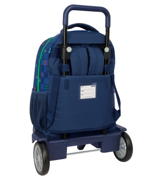 MOCHILA GDE. C/RUEDAS COMPACT EVOL. EXT. BENETTON "DAMERO" 2