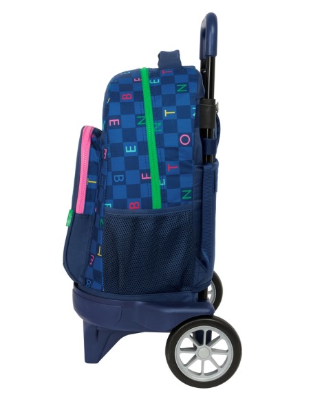 MOCHILA GDE. C/RUEDAS COMPACT EVOL. EXT. BENETTON "DAMERO" MOCHILA GDE. C/RUEDAS COMPACT EVOL. EXT. BENETTON "DAMERO"