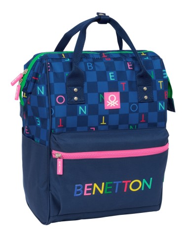 MOCHILA CON ASAS PARA PORTATIL 13" BENETTON "DAMERO"