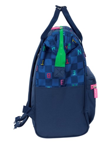 MOCHILA CON ASAS PARA PORTATIL 13" BENETTON "DAMERO"
