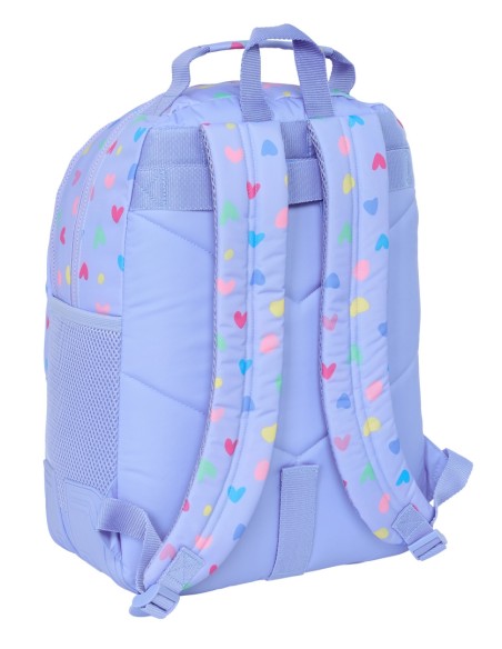 MOCHILA DOBLE ADAPT.CARRO BENETTON "LILA"