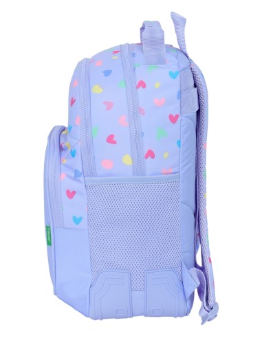 MOCHILA DOBLE ADAPT.CARRO BENETTON "LILA"