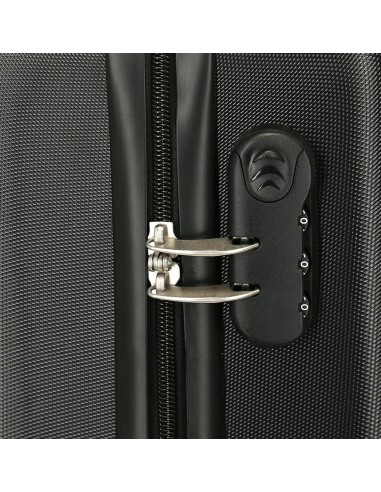 3471422 SET/2 TROLLEY ABS 55-65CM. 4R. MICKEY OUTLINE NEGRO