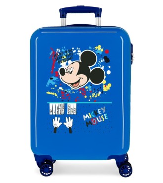 4571722 TROLLEY ABS 55CM. 4R. MICKEY COLOUR MAYHEM AZUL