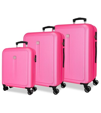 506942E SET/3 TROLLEY ABS 55-65-75CM. 4R. ROLL ROAD CAMBOYA