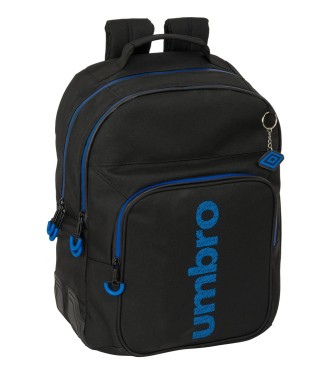 MOCHILA DOBLE ADAPT.CARRO UMBRO "JET BLACK"