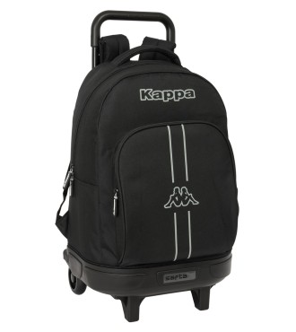 MOCHILA GDE. C/RUEDAS COMPACT EXTRAIBLE KAPPA "DARK"
