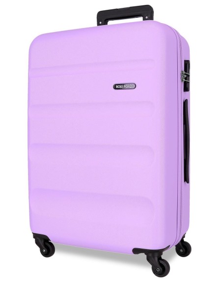 584926F TROLLEY ABS 65CM. 4R. ROLL ROAD FLEX MALVA