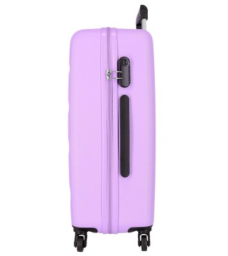 584926F TROLLEY ABS 65CM. 4R. ROLL ROAD FLEX MALVA 2