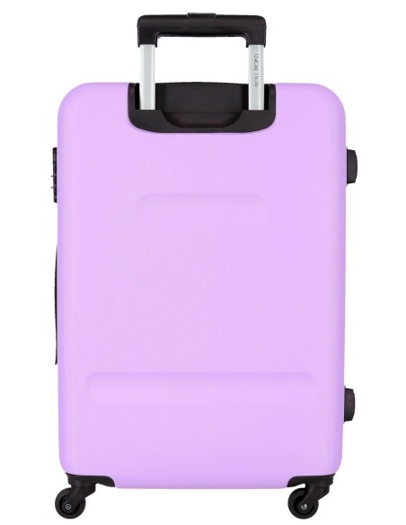 584926F TROLLEY ABS 65CM. 4R. ROLL ROAD FLEX MALVA