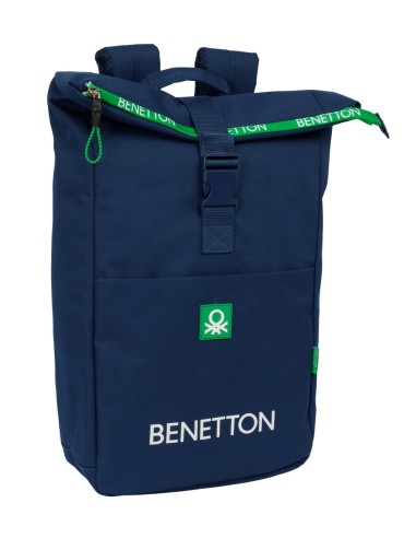 MOCHILA SOLAPA PARA PORTATIL 15,6'' BENETTON "GREEN"