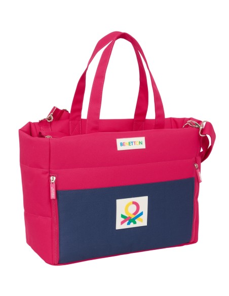 BOLSO CON BOLSILLO PARA PORTATIL 14,1'' BENETTON "CHERRY"
