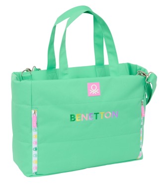 BOLSO CON BOLSILLO PARA PORTATIL 14,1'' BENETTON "MINT"