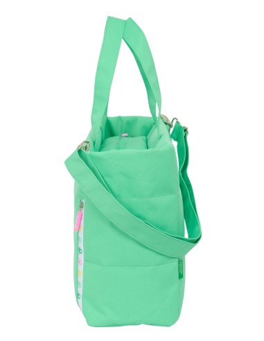BOLSO CON BOLSILLO PARA PORTATIL 14,1'' BENETTON "MINT"
