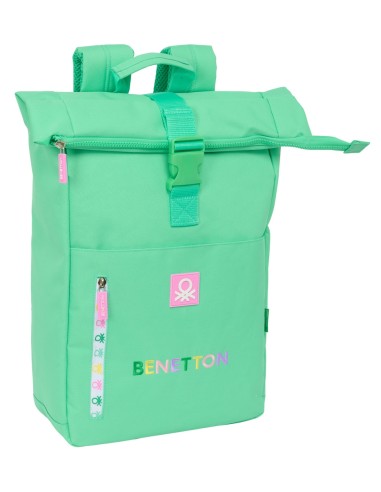 MOCHILA SOLAPA PARA PORTATIL 15,6'' BENETTON "MINT"