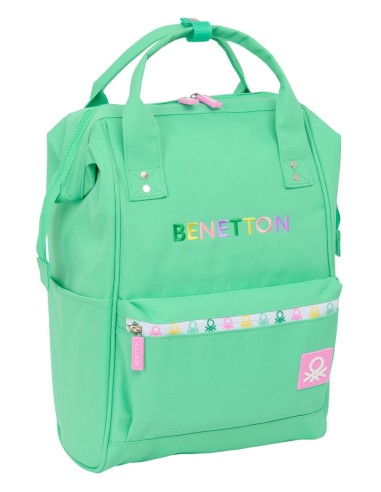 MOCHILA CON ASAS PARA PORTATIL 13" BENETTON "MINT"
