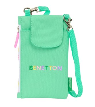 MONEDERO PORTAMOVIL BENETTON "MINT"
