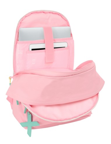 MOCHILA DOBLE PARA PORTATIL 15,6"+USB MUNICH "CANDY"