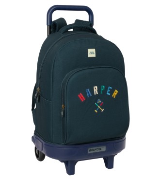 MOCHILA GDE. C/RUEDAS COMPACT EXTRAIBLE HARPER & NEYER