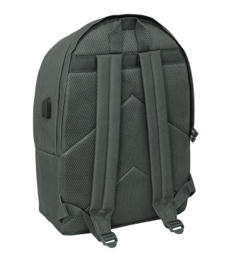 MOCHILA DOBLE PARA PORTATIL 15,6"+USB HARPER & NEYER "GREY" 2