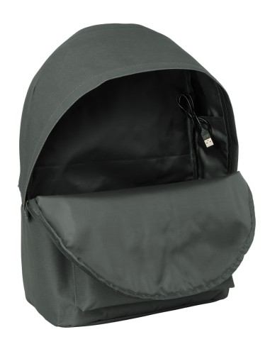 MOCHILA DOBLE PARA PORTATIL 15,6"+USB HARPER & NEYER "GREY"