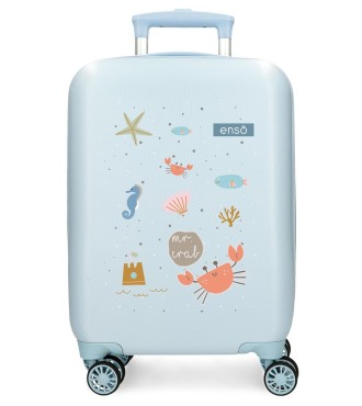 9751322 TROLLEY ABS 50CM. 4R. ENSO MR CRAB AZUL CLARO