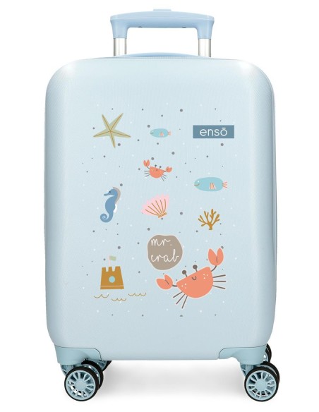 9751322 TROLLEY ABS 50CM. 4R. ENSO MR CRAB AZUL CLARO 9751322 TROLLEY ABS 50CM. 4R. ENSO MR CRAB AZUL CLARO