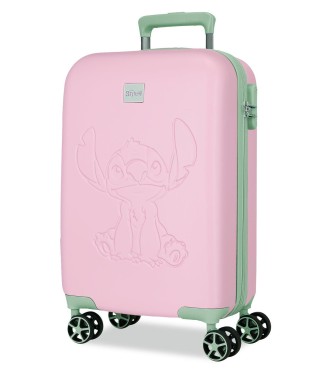 5448521 TROLLEY ABS 55CM. 4R. TRAVELING WITH STITCH MALVA