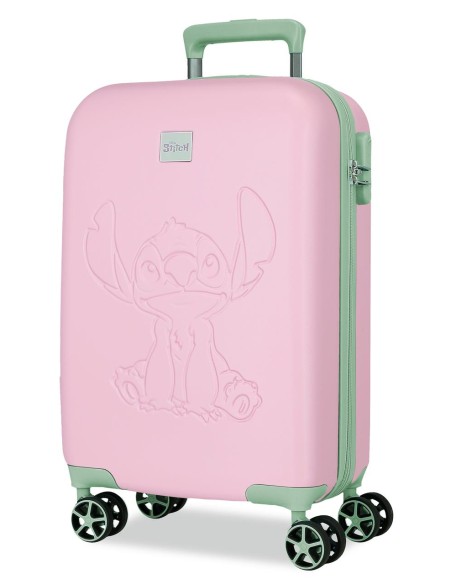 5448521 TROLLEY ABS 55CM. 4R. TRAVELING WITH STITCH MALVA 5448521 TROLLEY ABS 55CM. 4R. TRAVELING WITH STITCH MALVA