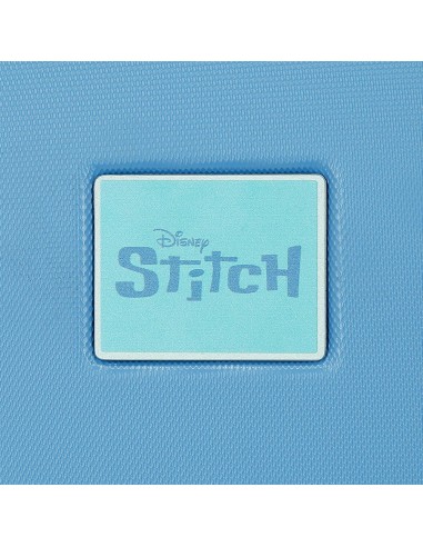 5448522 TROLLEY ABS 55CM. 4R. TRAVELING WITH STITCH AZULON