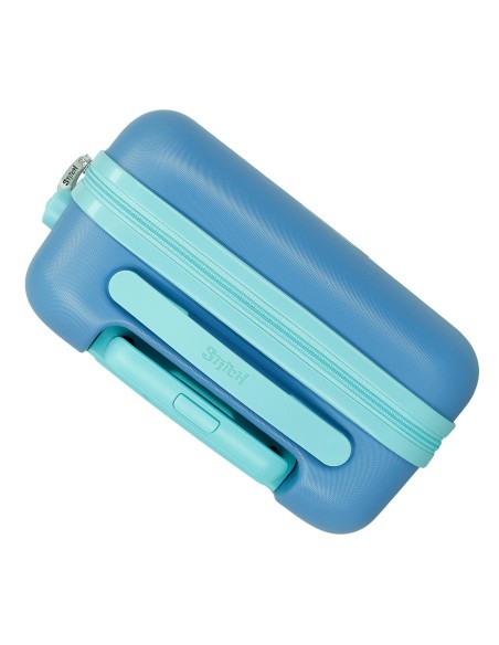 5448522 TROLLEY ABS 55CM. 4R. TRAVELING WITH STITCH AZULON 5448522 TROLLEY ABS 55CM. 4R. TRAVELING WITH STITCH AZULON