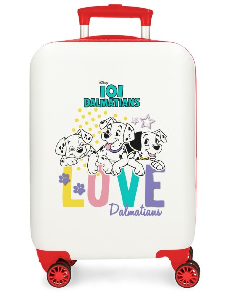 2081342 TROLLEY ABS 50CM. 4R. 101 DALMATAS BLANCO/ROJO 2081342 TROLLEY ABS 50CM. 4R. 101 DALMATAS BLANCO/ROJO