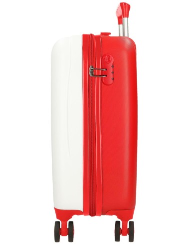 2081342 TROLLEY ABS 50CM. 4R. 101 DALMATAS BLANCO/ROJO