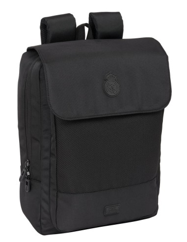 MOCHILA CON SOLAPA PORTATIL 13,3''+USB REAL MADRID PREMIUM | Compra...