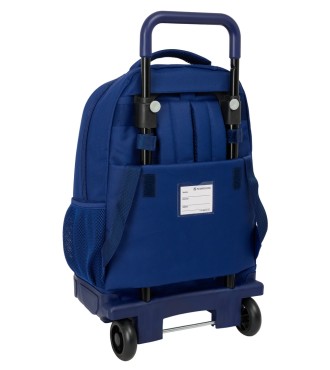 MOCHILA GDE. C/RUEDAS COMPACT EXTRAIBLE F.C. BARCELONA NAVY BLUE 2
