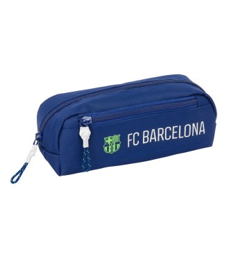 PORTATODO TRIPLE PEQ. C/GOMA ELAST. 20CM F.C. BARCELONA NAVY BLUE