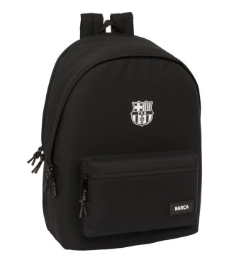 MOCHILA DOBLE PARA PORTATIL 15,6"+USB F.C.BARCELONA CHICA NEGRO | C...