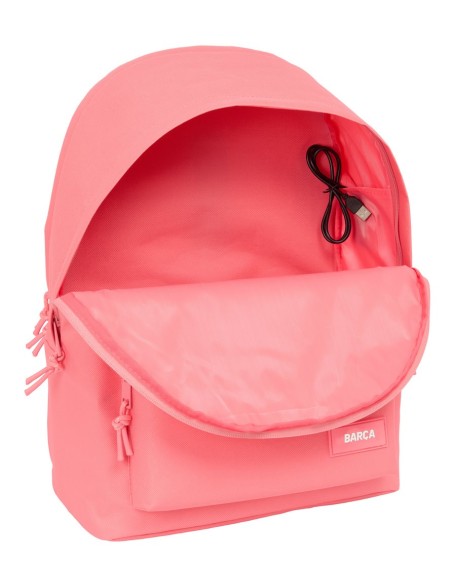 MOCHILA DOBLE PARA PORTATIL 15,6"+USB F.C.BARCELONA CHICA CORAL | C... MOCHILA DOBLE PARA PORTATIL 15,6"+USB F.C.BARCELONA CHICA CORAL | C...