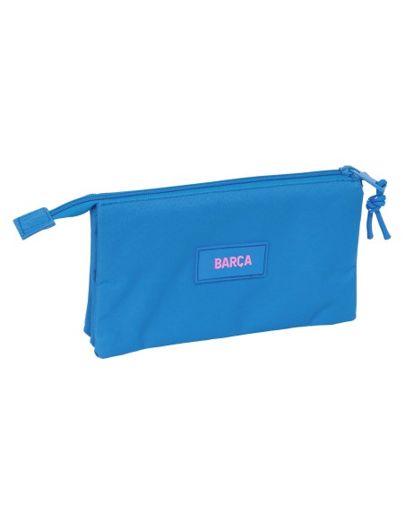 PORTATODO TRIPLE F.C.BARCELONA CHICA INDIGO | Comprar PORTATODO TRI...