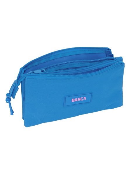 PORTATODO TRIPLE F.C.BARCELONA CHICA INDIGO | Comprar PORTATODO TRI...