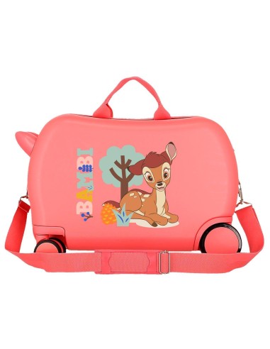 2661025 MALETA INF.ABS 4R.(2 MULTI.) 45CM. BAMBI CORAL