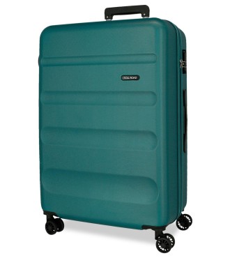 584936I TROLLEY ABS 75CM. 4R. ROLL ROAD FLEX VERDE