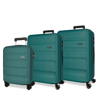 584946I SET/3 TROLLEY ABS 55-65-75CM. 4R. ROLL ROAD FLEX VER