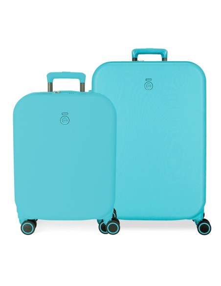 9629527 SET/2 TROLLEY ABS 55-70CM. 4R. ENSO ANNIE AZUL TURQU 9629527 SET/2 TROLLEY ABS 55-70CM. 4R. ENSO ANNIE AZUL TURQU