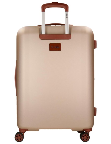 5128827 TROLLEY ABS 70CM. C/EXP. 4R. EL POTRO OCURI CHAMPAGN